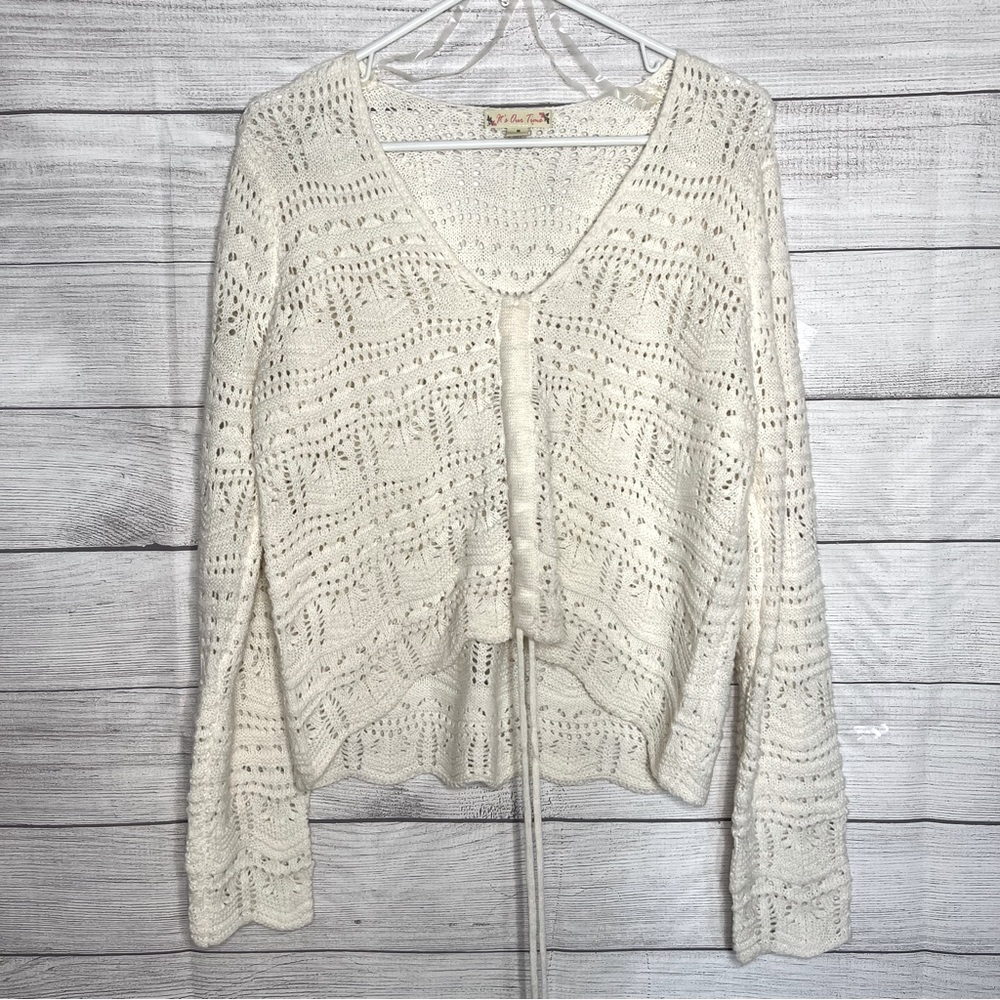 (3x$25) Its our time crochet top